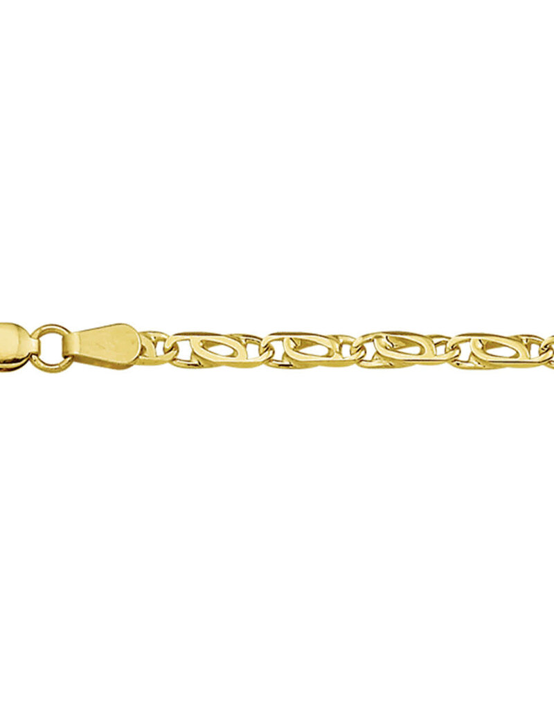 Gouden armband - 14 karaats - Valkenoog - 3,3 mm - 19 cm