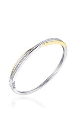 Gisser Zilver / Zilver verguld - Armband - Bangle - Zirkonia - 60