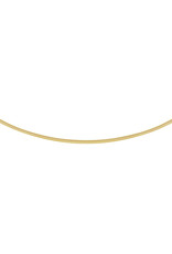 Gouden slang collier - 14 karaats - 1.2 mm - 41 + 4 cm