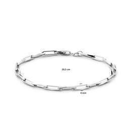 Zilveren armband - Closed forever - 4,0 mm - 20,5 cm