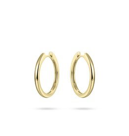 Gisser Hoops - Verguld zilver oorringen oorringen - 22 mm