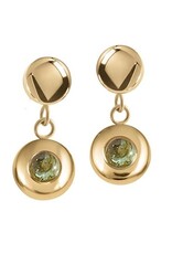 Boccia Boccia - Titanium - Oorknoppen - Goldplated - Toermalijn