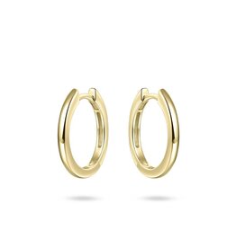 Gisser Hoops - Verguld zilver oorringen - 18 mm
