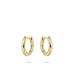 Gisser Hoops - Verguld zilver oorringen - 13.5 mm