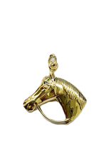 Occasions by Marleen Occasions by Marleen - 14 karaats -  Gouden bedel - Paarden hoofd
