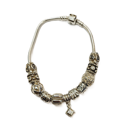 Occasions by Marleen Occasions by Marleen - Zilveren armband - Pandora - 21 cm - 11 bedels