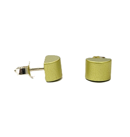 Otracosa Otracosa - Aluminium oorknoppen met zilveren steker - ST309 Licht groen