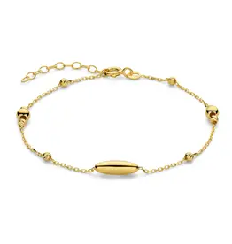 Joy&Julia Gouden armband - 14 karaats - 17+3 cm