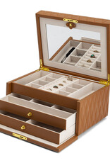 sieraden box bruin