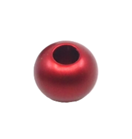 Otracosa Otracosa - Aluminium kraal klein  1.2 cm - K6 Rood