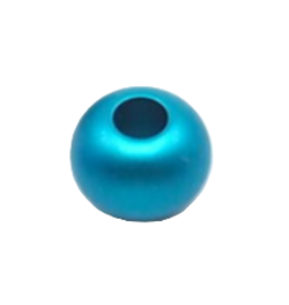 Otracosa Otracosa - Aluminium kraal klein  1.2 cm - K6 Turquoise