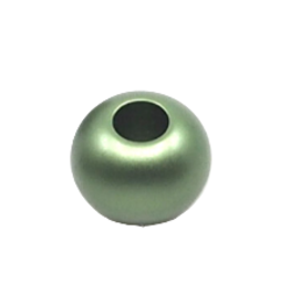 Otracosa Otracosa - Aluminium kraal klein  1.2 cm - K6 Licht groen