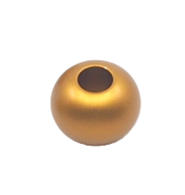 Otracosa Otracosa - Aluminium kraal klein  1.2 cm - K6 Goudkleurig