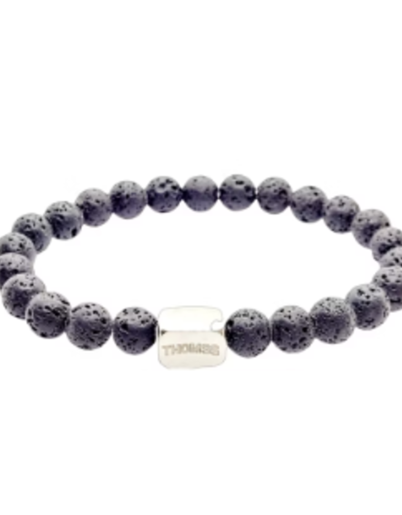 Thomss Thomss - Armband - Edelsteen - Lava