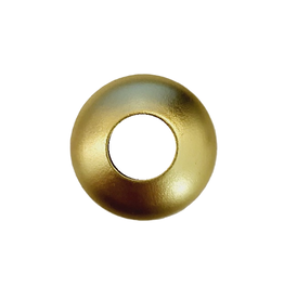 Otracosa Otracosa - Aluminium kraal discus klein 1.2 cm - K8 Licht goudkleurig