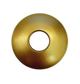 Otracosa Otracosa - Aluminium kraal discus groot 1.5 cm - K9 Goudkleurig