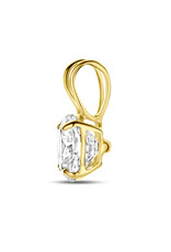 Gouden hanger - 14 karaats - Zirkonia