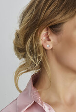 Zilveren oorknoppen - Gerhodineerd - Zirkonia - 2.5 mm