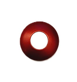 Otracosa Otracosa - Aluminium kraal discus klein 1.2 cm - K8 Rood