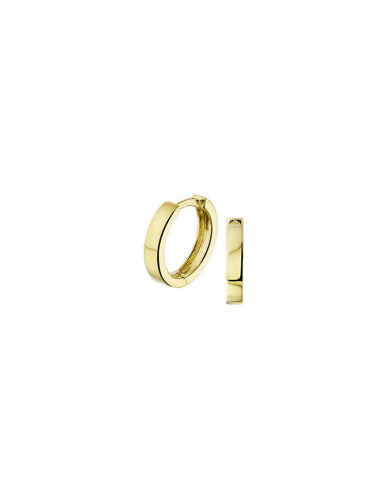 Gouden oorringen - 14 karaats - 2.5 mm - 13