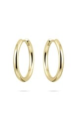 Gisser Hoops - Verguld zilver oorringen - 2 mm - 20 mm