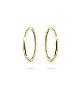 Gisser Hoops - Verguld zilver oorringen - 3 mm - 40 mm