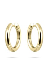 Gisser Hoops - Verguld zilver oorringen - 3 mm - 20 mm