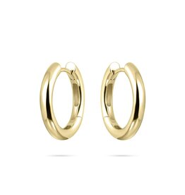 Gisser Hoops - Verguld zilver oorringen - 3 mm - 20 mm