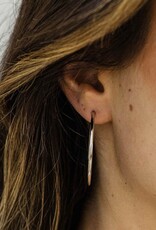 Gisser Hoops - Zilveren oorringen - Gerhodineerd - 2 mm - 40 mm