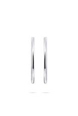 Gisser Hoops - Zilveren oorringen - Gerhodineerd - 2 mm - 30 mm
