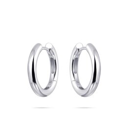 Gisser Hoops - Zilveren oorringen - Gerhodineerd - 3 mm - 20 mm
