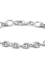 Rosa di Luca Italy Zilveren collier - Gerhodineerd - 45.5 cm