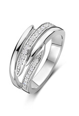 Rosa di Luca Italy Zilveren ring - Gerhodineerd - Zirkonia - Maat 54