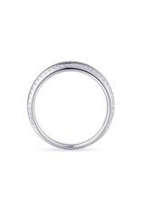 Gisser Zilveren ring - Gerhodineerd - Zirkonia - Maat 54