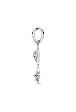 Zilveren hanger - Gerhodineerd - Klaver
