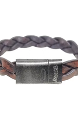 Thomss Thomss - Leren armband - Bruin - THV020-20.5