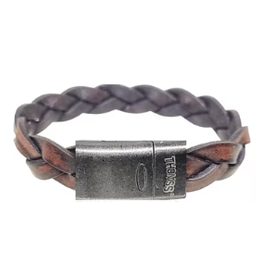 Thomss Thomss - Leren armband - Bruin - THV020-20.5