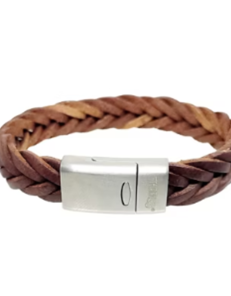 Thomss Thomss - Armband - Cognac - THS002 - 21.5 cm