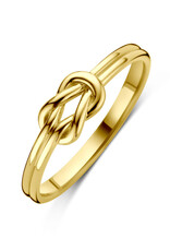 Gouden ring - 14 karaats - Knoop - Maat 17.75