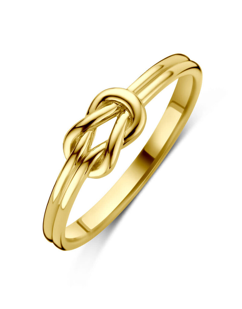 Gouden ring - 14 karaats - Knoop - Maat 17.75