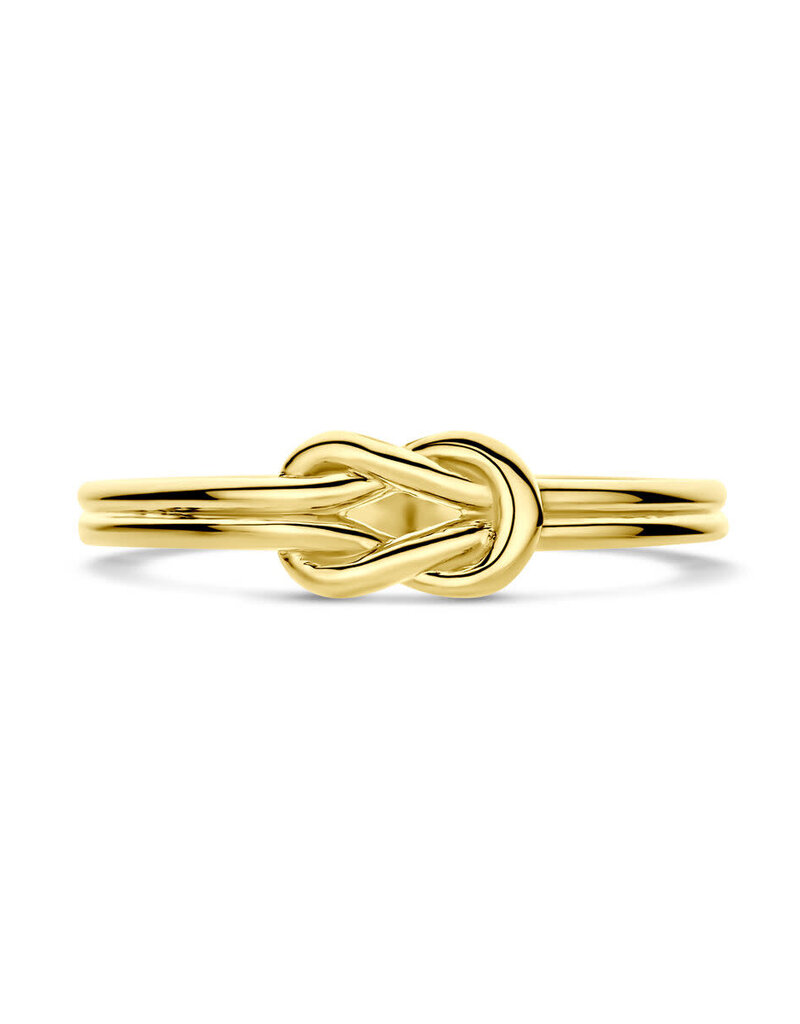 Gouden ring - 14 karaats - Knoop - Maat 17.75