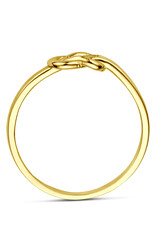 Gouden ring - 14 karaats - Knoop - Maat 17.75