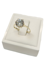 Occasions by Marleen Occasions by Marleen - 14 karaats - Gouden ring - Zirkonia - Maat 16.75