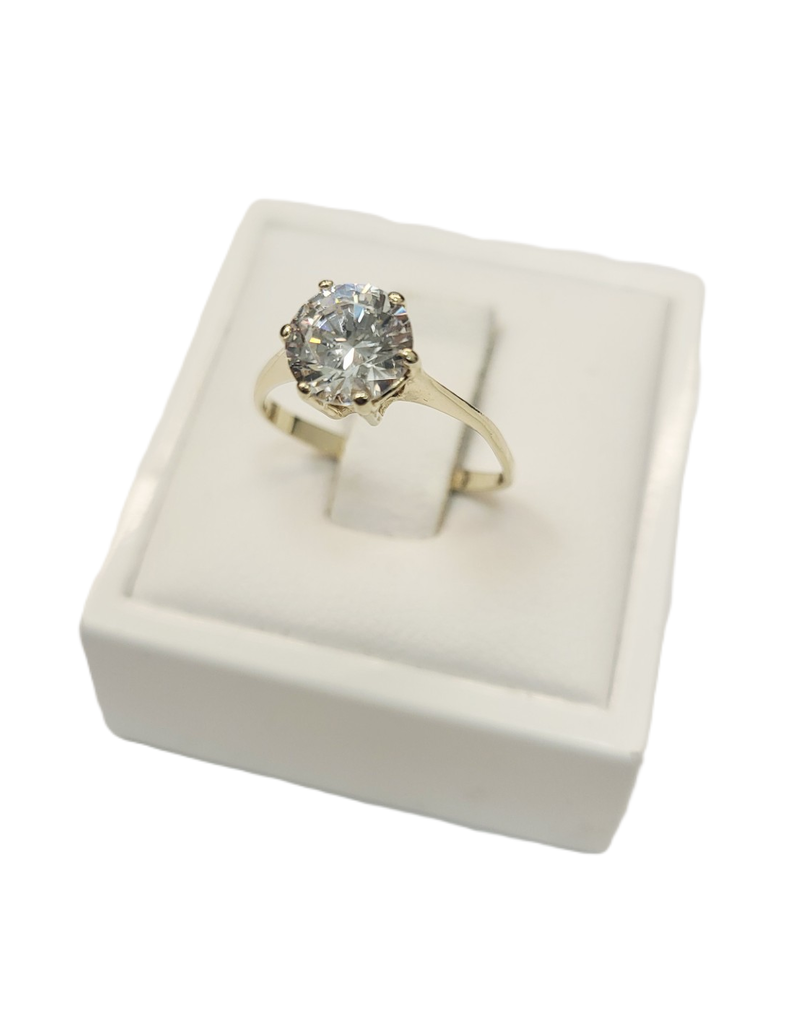 Occasions by Marleen Occasions by Marleen - 14 karaats - Gouden ring - Zirkonia - Maat 16.75