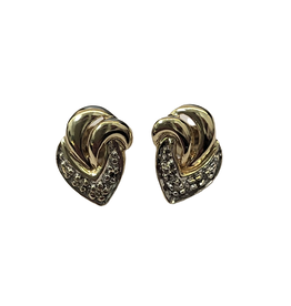 Occasions by Marleen Occasions by Marleen - 14 karaats - Gouden oorknoppen - Diamant