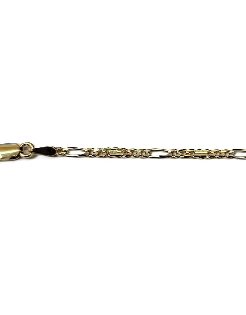 Occasions by Marleen Occasions by Marleen - 14 karaats - Gouden collier - Figaro - 40.5 cm