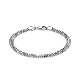 Zilveren armband - Bolletjes - 18 cm