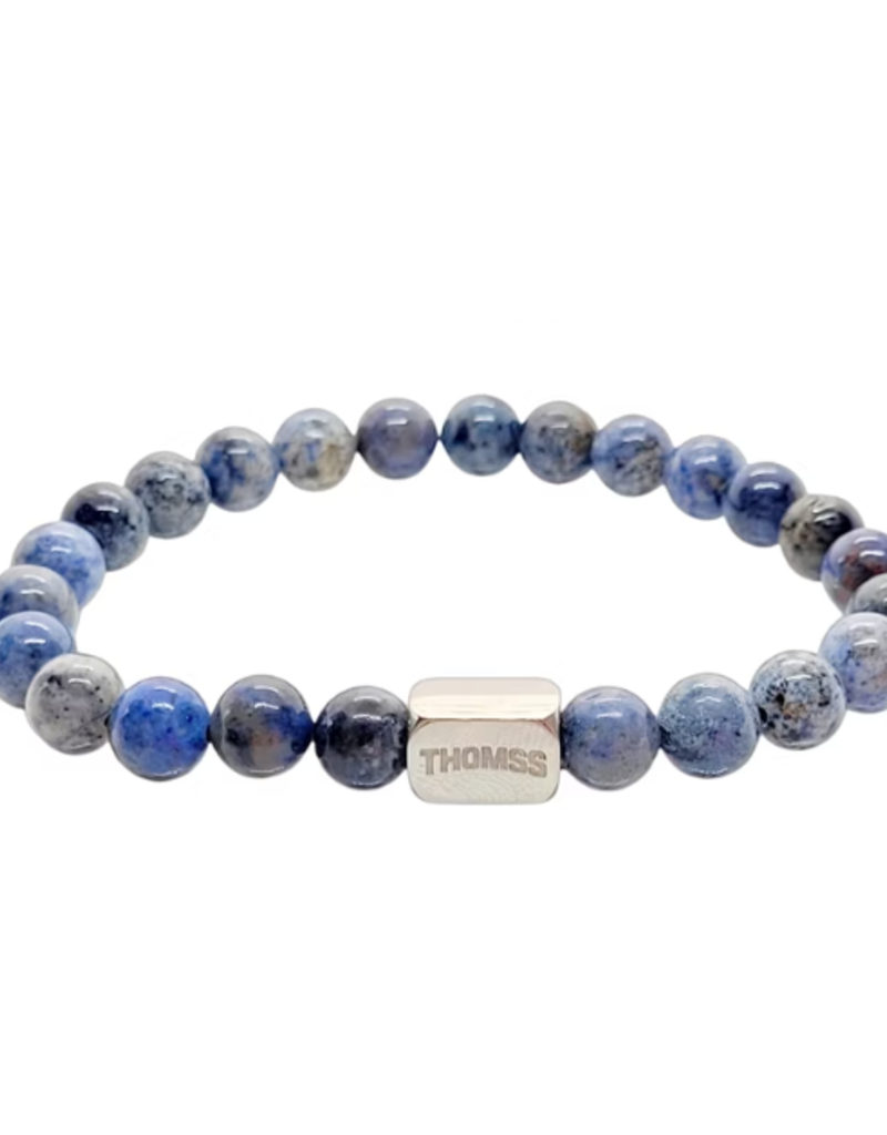 Thomss Thomss - Armband - Edelsteen - Dumortierite Quartz