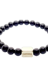 Thomss Thomss - Armband - Edelsteen - Black Onyx