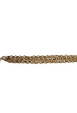 Occasions by Marleen Occasions by Marleen - 14 karaats - Gouden armband - Jasseron 3 rijden - 19.5 cm